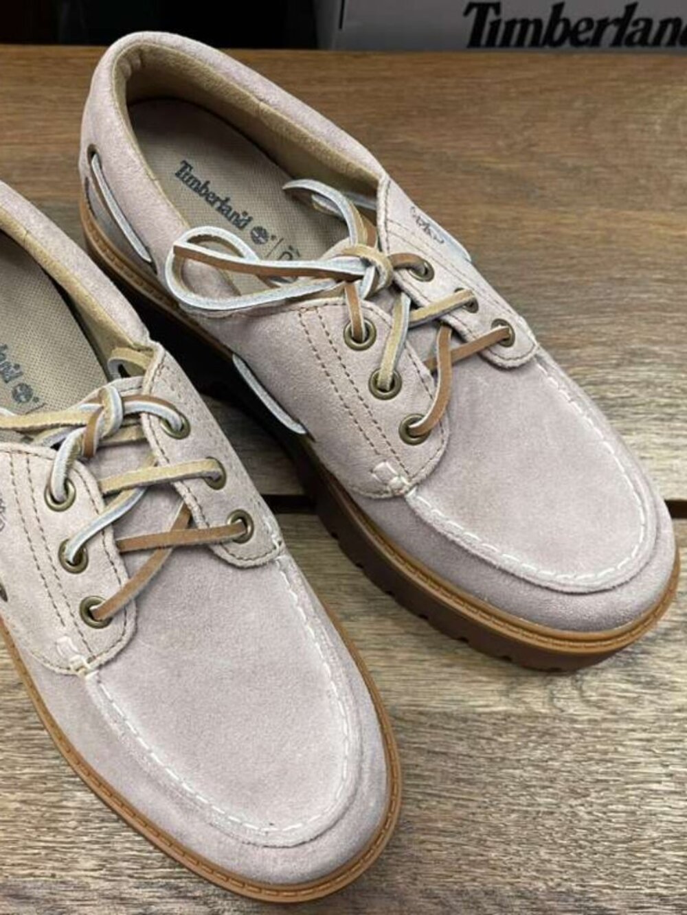 TIMBERLAND WOMEN'S STONE STREET BOAT SHOE LIGHT PURPLE SUEDE A2GVF-AJG ALL SIZES